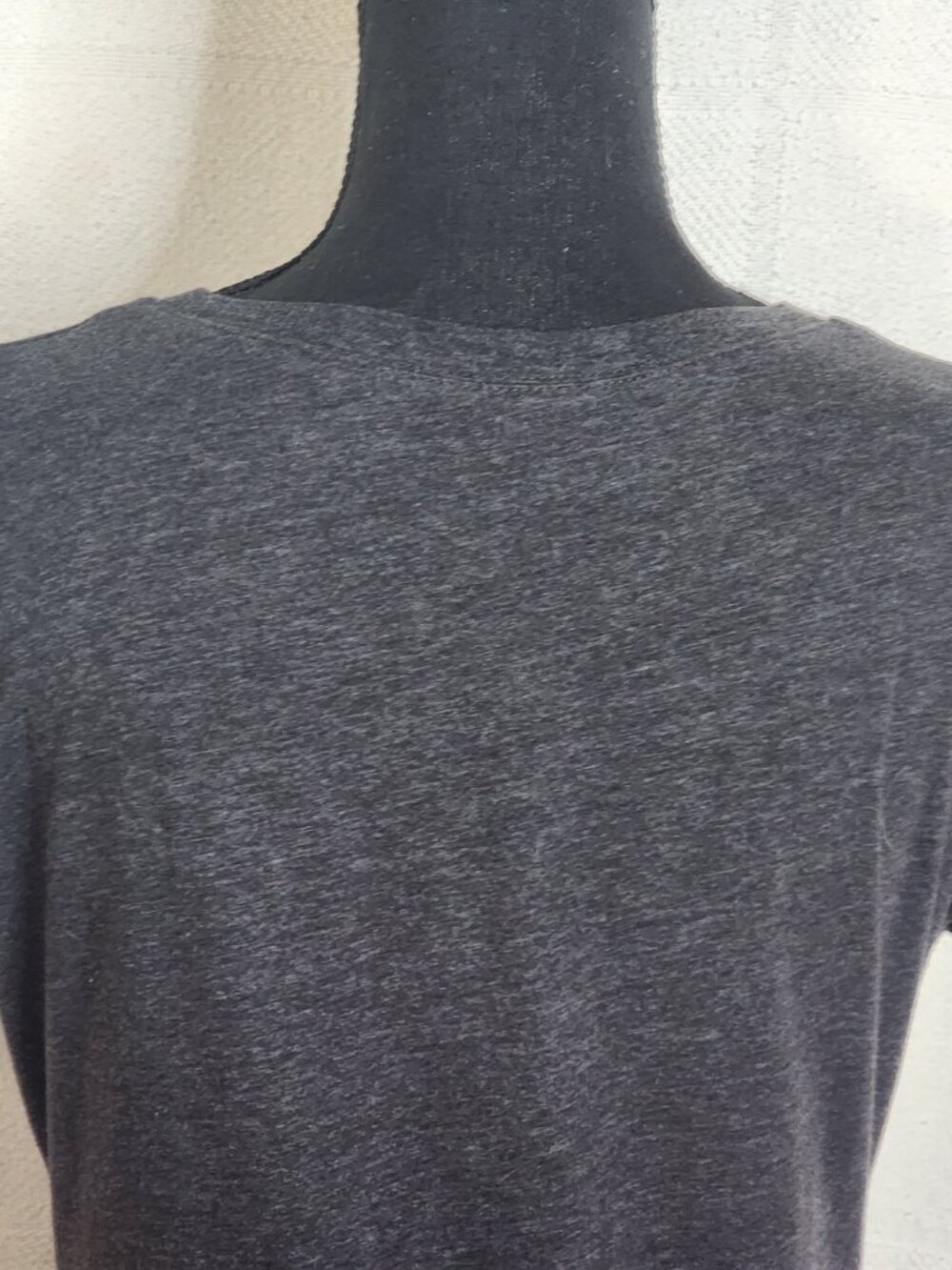 Disney Grey Black Mickey Mouse Graphic Not Now I'm Busy SS Cotton Poly Tee Sz XL - Picture 11 of 16
